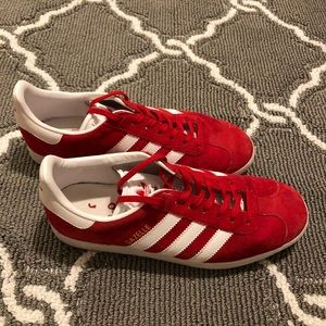 Red Adidas Gazelle